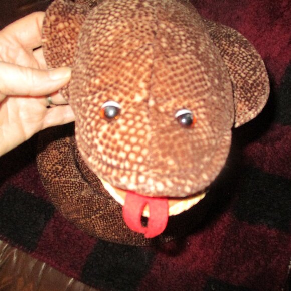 Retired Folkmanis 60” Hooded Cobra snake puppet rare Realistic - Picture 2 of 6